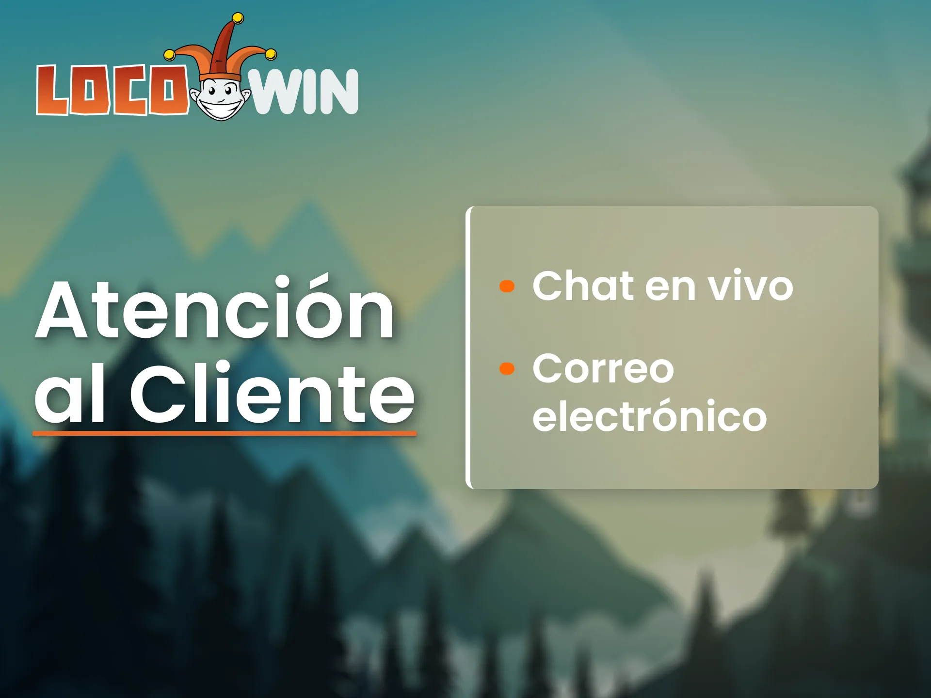 El soporte de LocoWin está a solo un clic, en cualquier momento para tu comodidad.